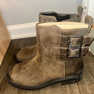 Clarks Black Sole Ankle Boots